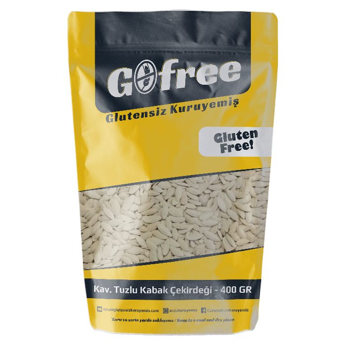 Glutensiz Kavrulmuş Tuzlu Kabak Çekirdeği